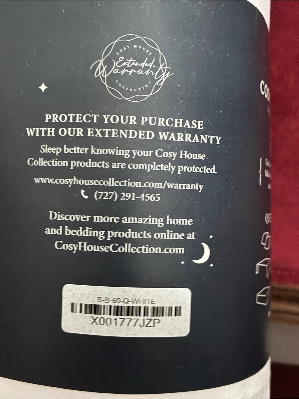 Cosy House 4 piece 100% Bamboo Sheets, Viscose Blend, Queen, White, NEW! $180 - Picture 4 of 6